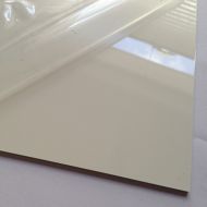 White Acrylic Capped High Gloss ABS Sheet