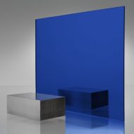 3mm Plaskolite Blue 2424 Mirror Acrylic Sheet