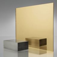 3mm Plaskolite Gold 1300 Mirror Acrylic Sheet