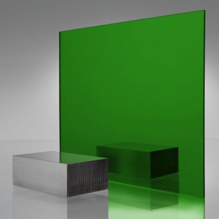3mm Plaskolite Green 4674 Mirror Acrylic Sheet