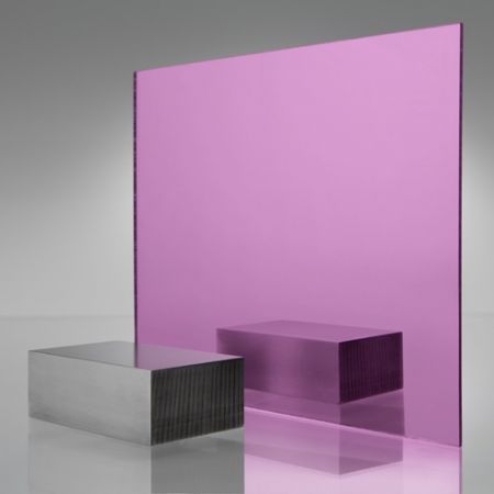 3mm Plaskolite Pink 1450 Mirror Acrylic Sheet