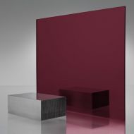 3mm Plaskolite Red 2423 Mirror Acrylic Sheet