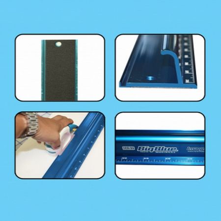 The Big Blue Safety Ruler 28" Inches ECSL28