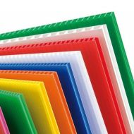 4mm Coloured Fluted Polypropylene Sheet